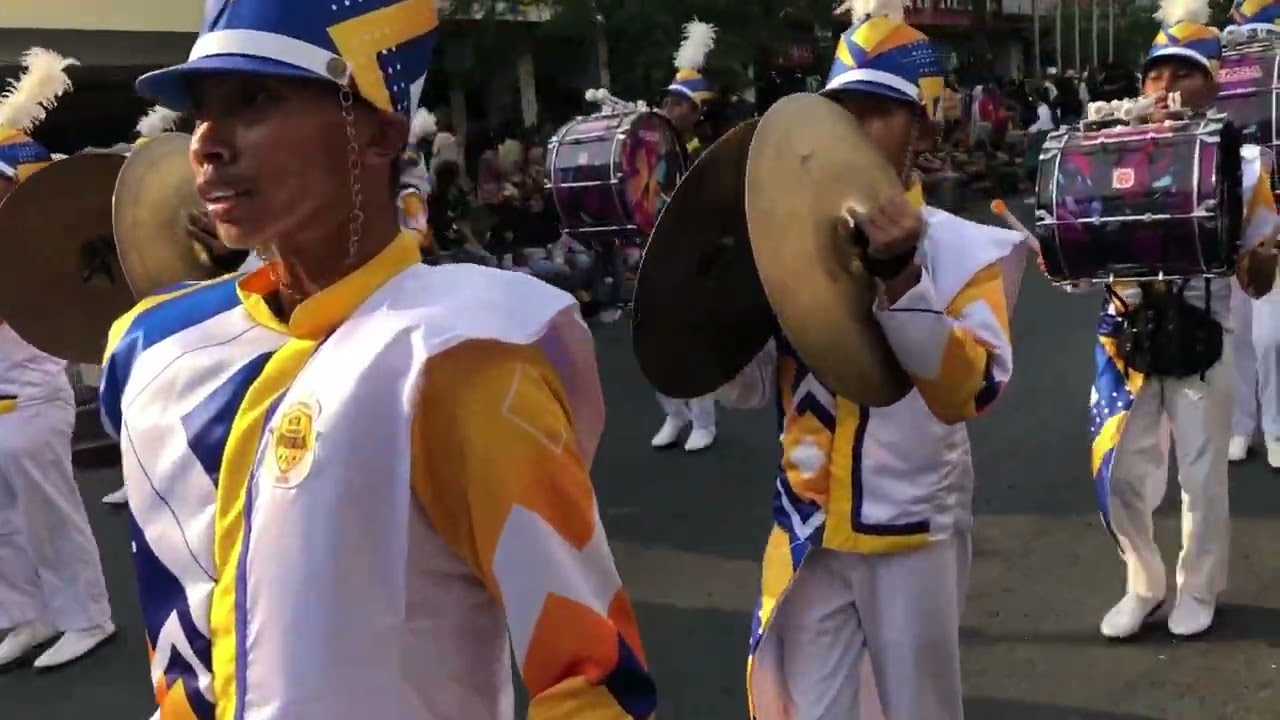 Marching band Gita Bahana Spensa SMP N 1 Purworejo Street Parade Piala Raja HB Cup 2023 Juara 1