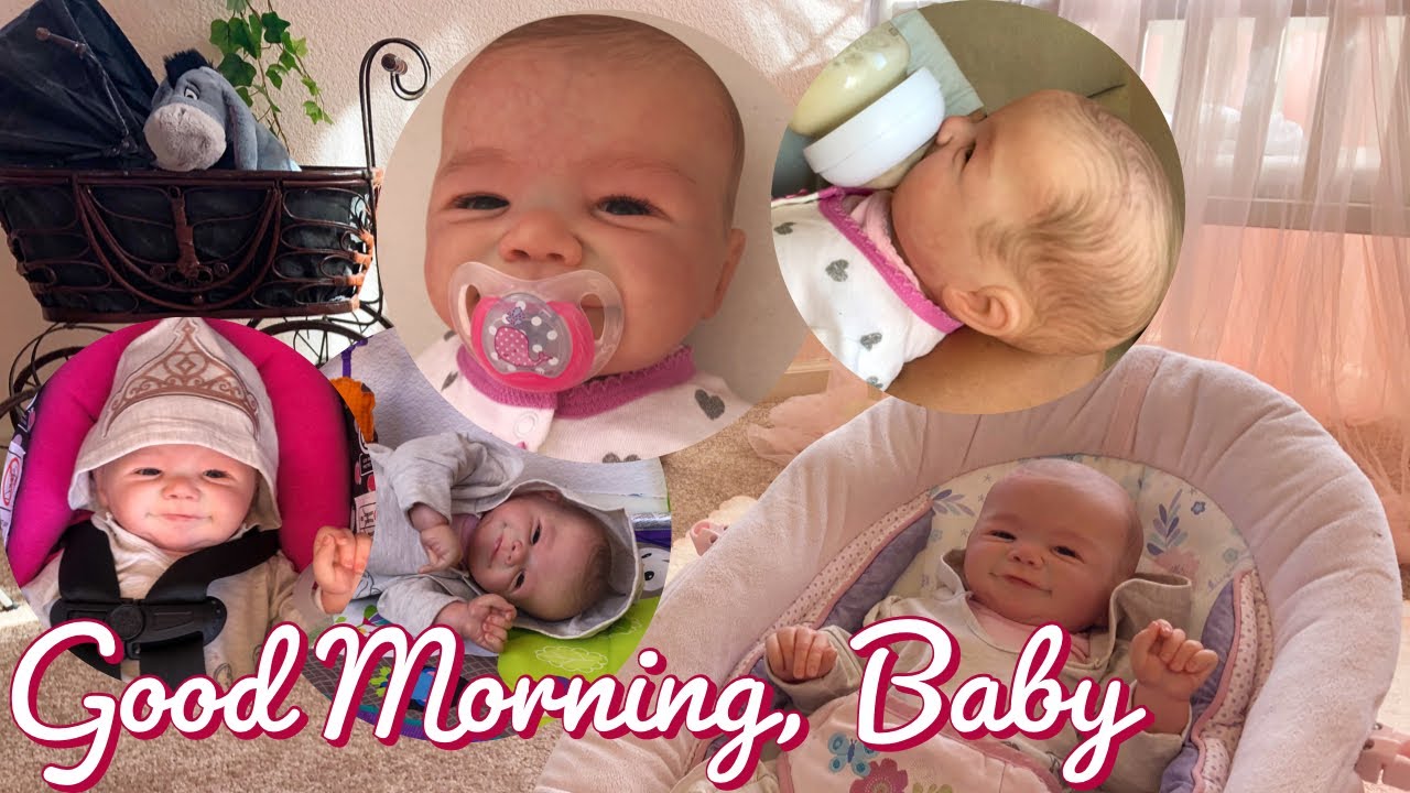 Relaxing Newborn Baby Morning Routine | Peaceful Realistic Reborn Baby Roleplay