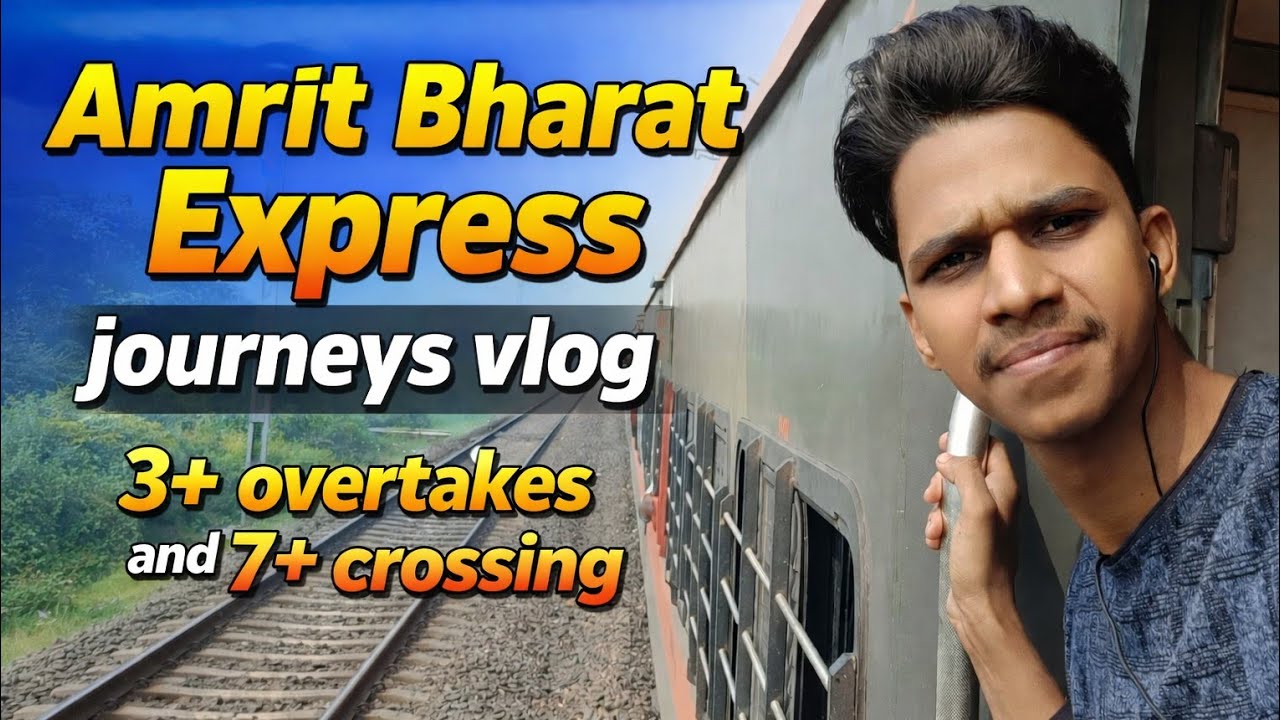 AMRIT BHARAT EXPRESS JOURNEY VLOG || WITH PUSH PULL LOCOMOTIVE || DDU TO PATNA JN. #viralvideo 