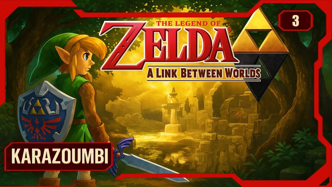 The Legend of Zelda: A Link Between Worlds FR #03: Le dernier pendentif, l'épée de légende et Yuga..