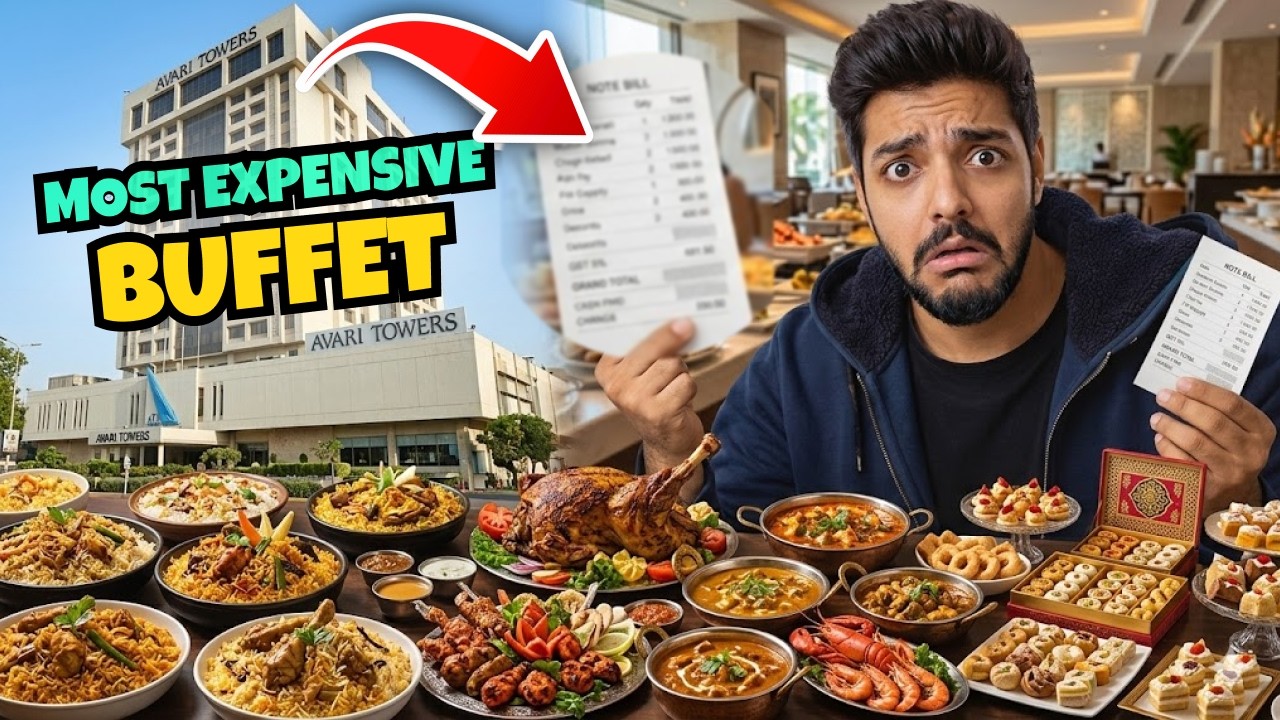 I Tried Pakistan’s Most Expensive Ramadan Buffet 😱 | Avari Towers Karachi.
