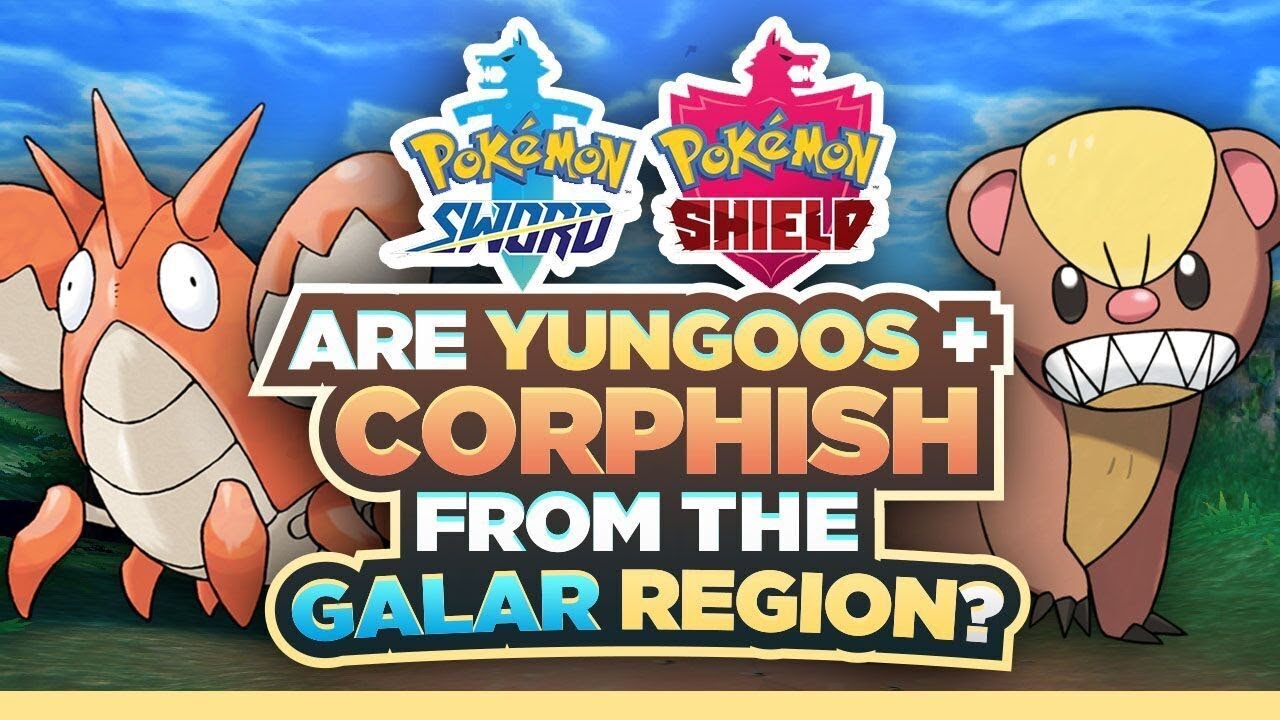 Yungoos & Corphish GALAR Regional Variants? - Pokemon SWORD & SHIELD ⚔️🛡️
