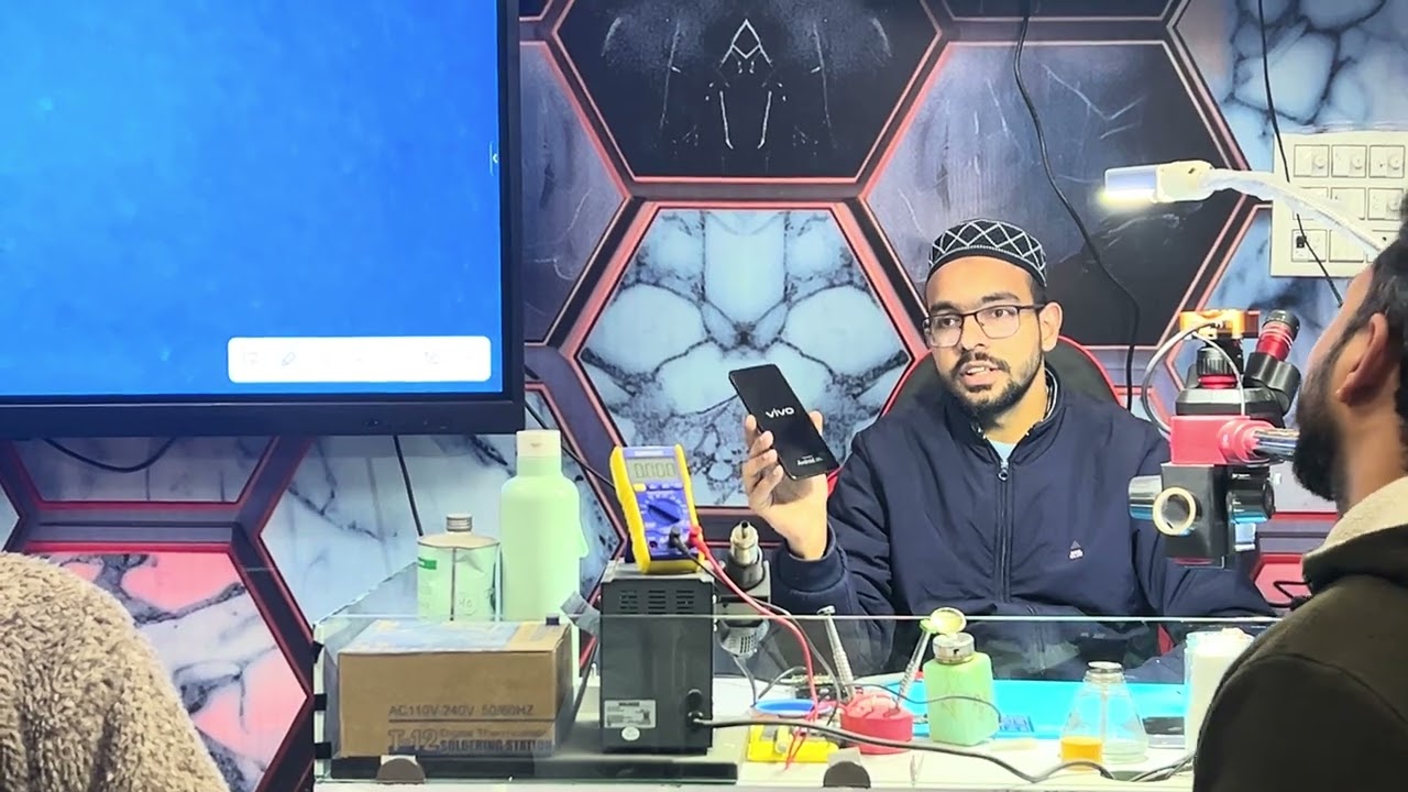 vivo y19 5g light and charging error fix