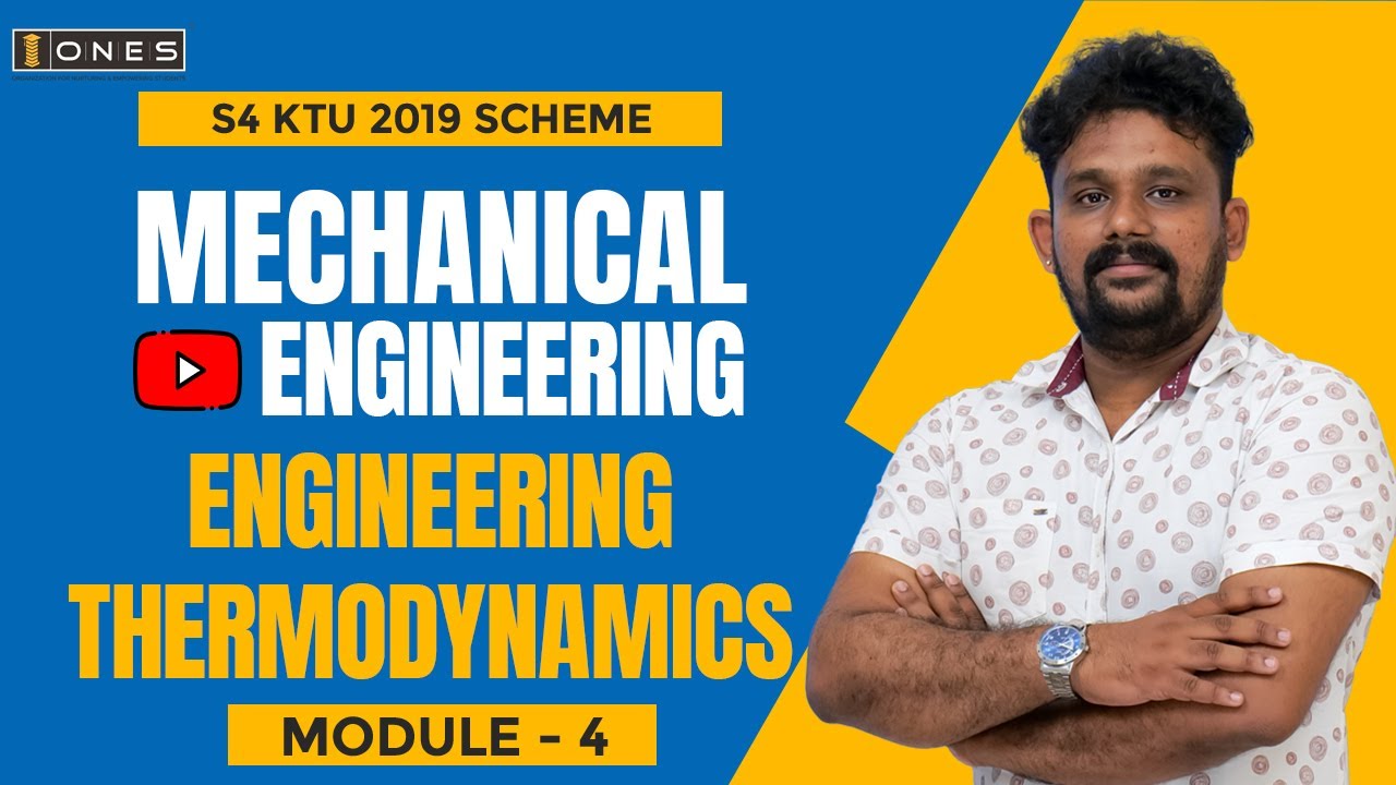 S4 KTU 2019 Scheme QP Solution | ME |ENGINEERING THERMODYNAMICS  | MET 202 | MODULE 4 | 2022 | ONES