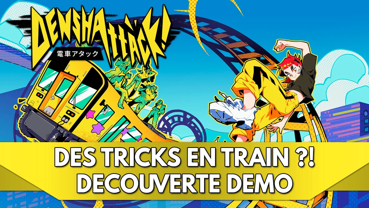 Denshattack! Gameplay FR : Des Tricks en Train ?! | Découverte Démo
