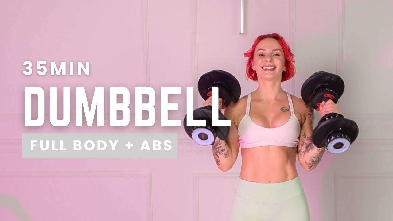35-Min Full Body Dumbbell Superset Workout + Ab Finisher (Day 3)