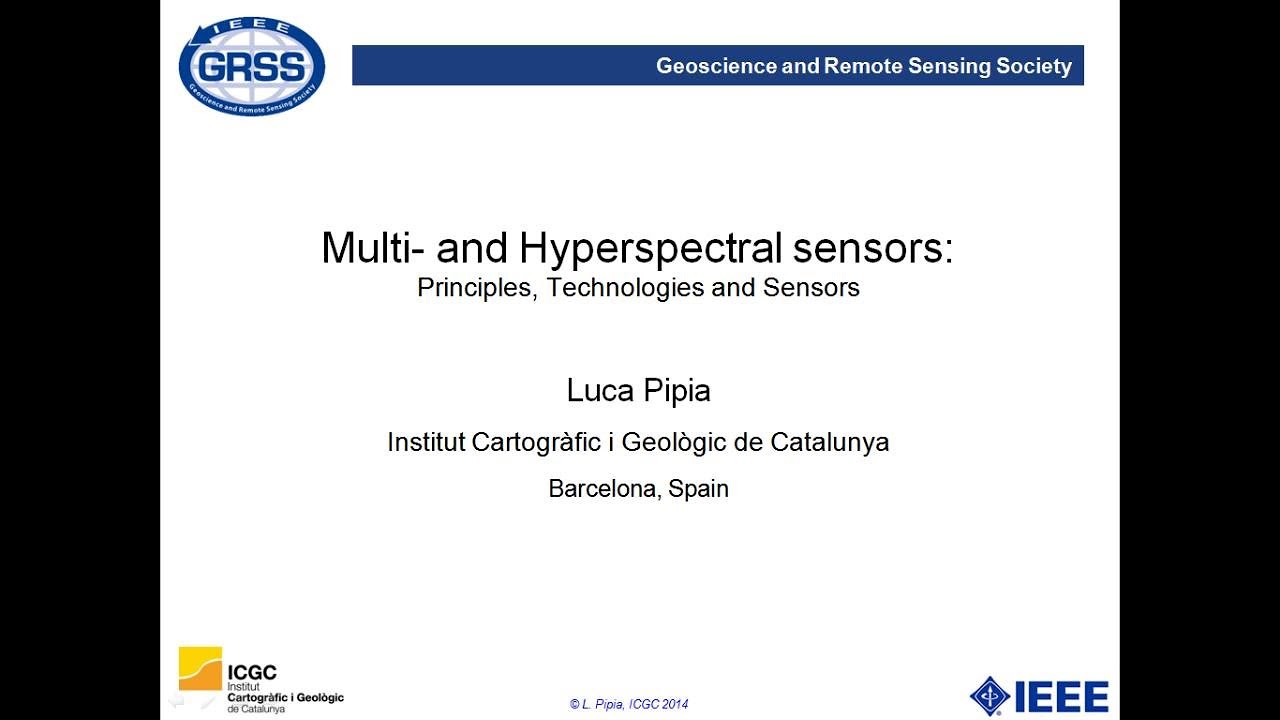 7. Multi- and Hyperspectral Sensors: Principles, Technologies and Sensors