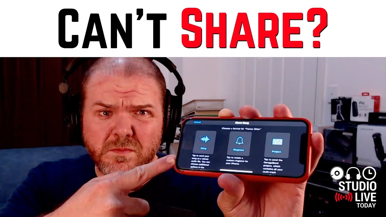 Как исправить ошибки SHARE в GarageBand iOS