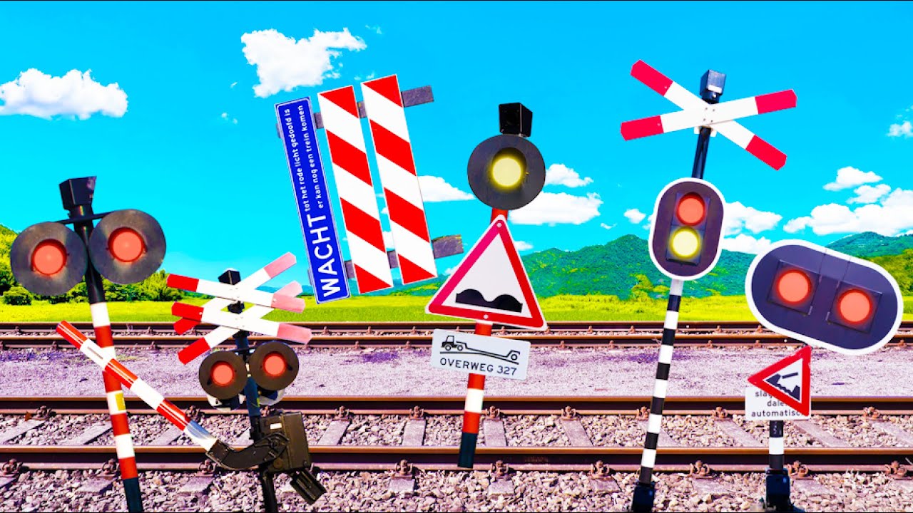 Greedy Railroad Crossing 😂 (Spoorwegovergang)