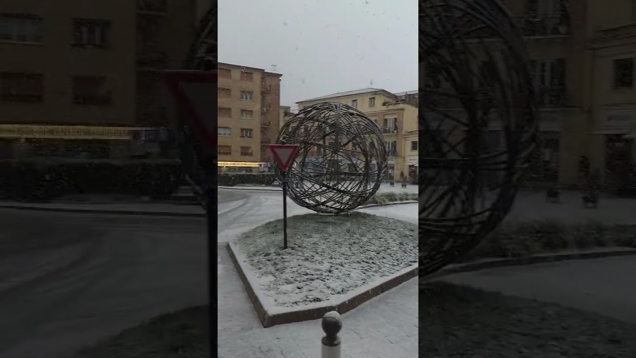 Nevicata a Macerata
