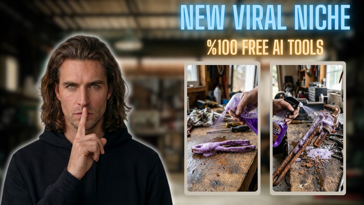 Create Viral AI Rust Cleaning Videos (%100 Free AI Tools!)