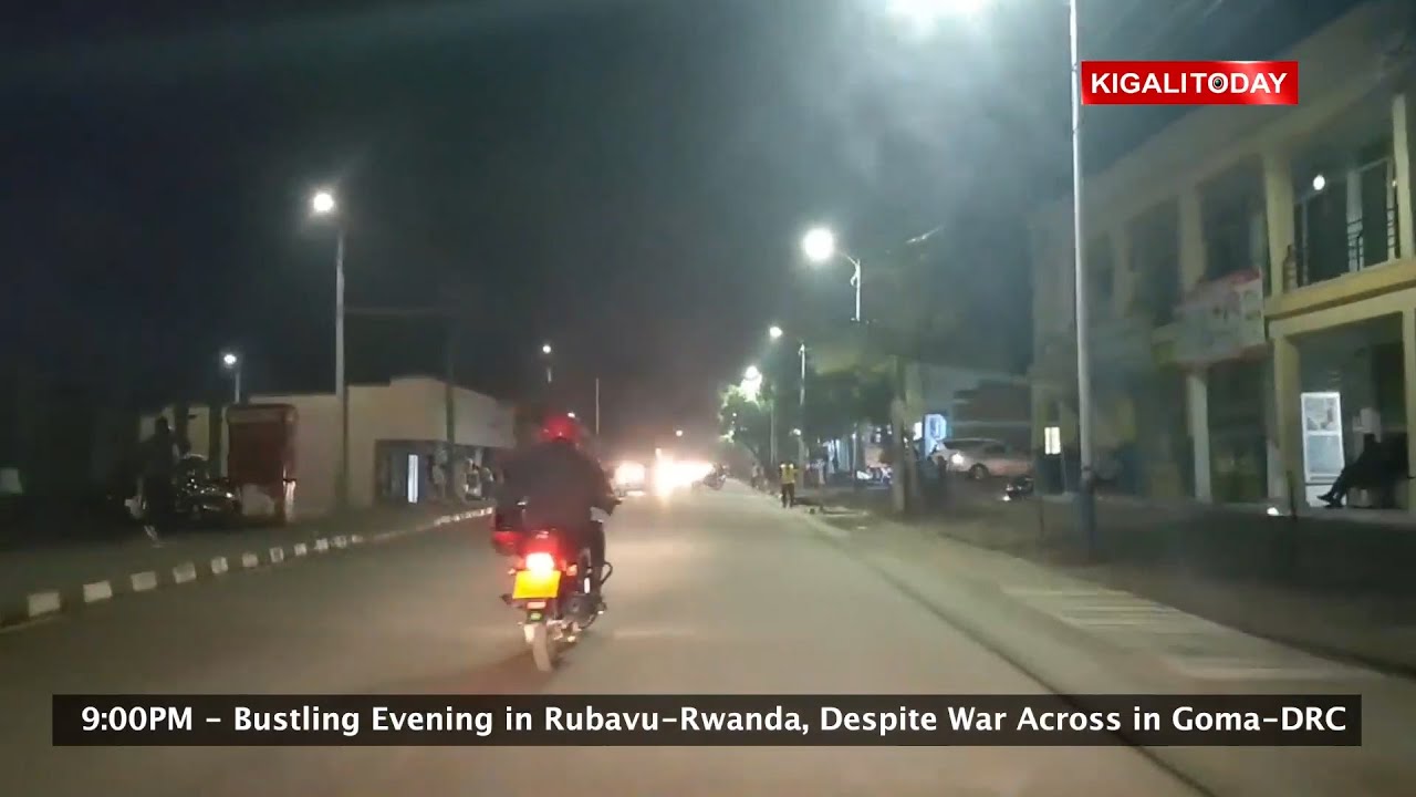 9:00 PM - Bustling Evening in Rubavu-Rwanda, Despite War Across in Goma-DRC