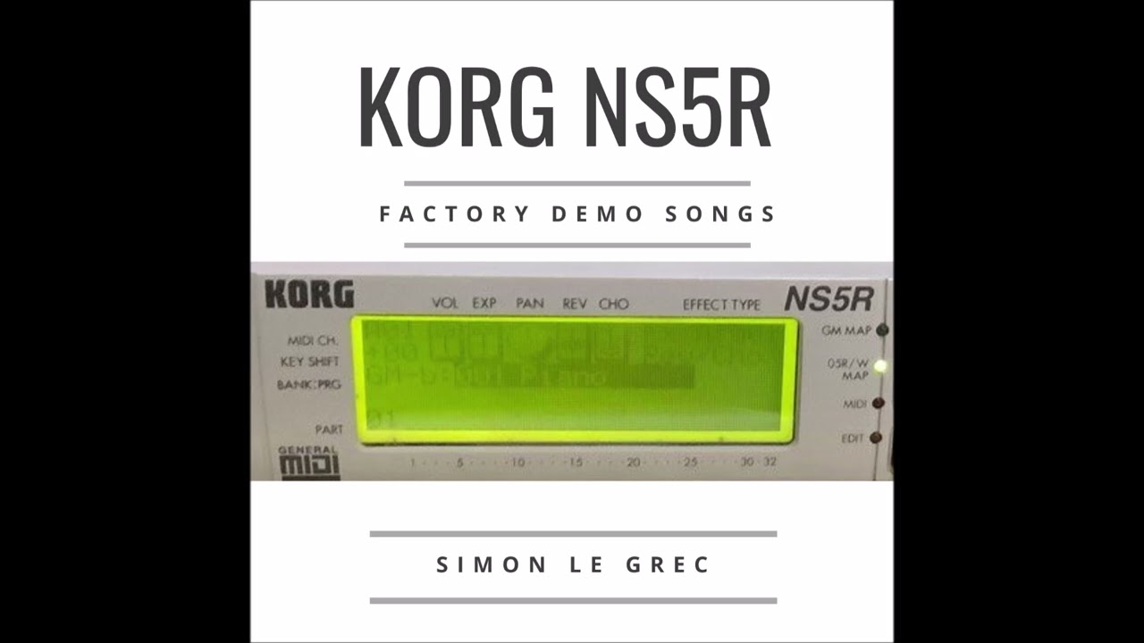 Korg NS5R - Factory Demo Songs