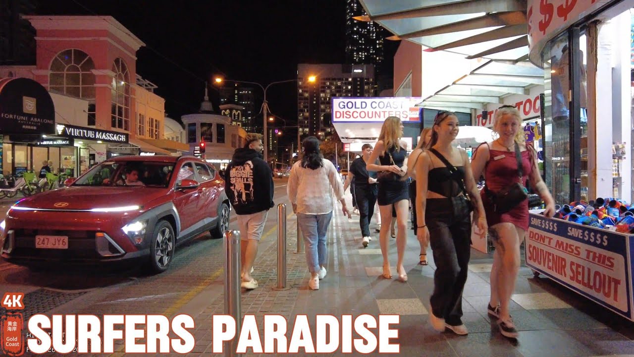 [4k] Explore Surfers Paradise Friday 26 July 2024 | Gold Coast | Queensland | Australia