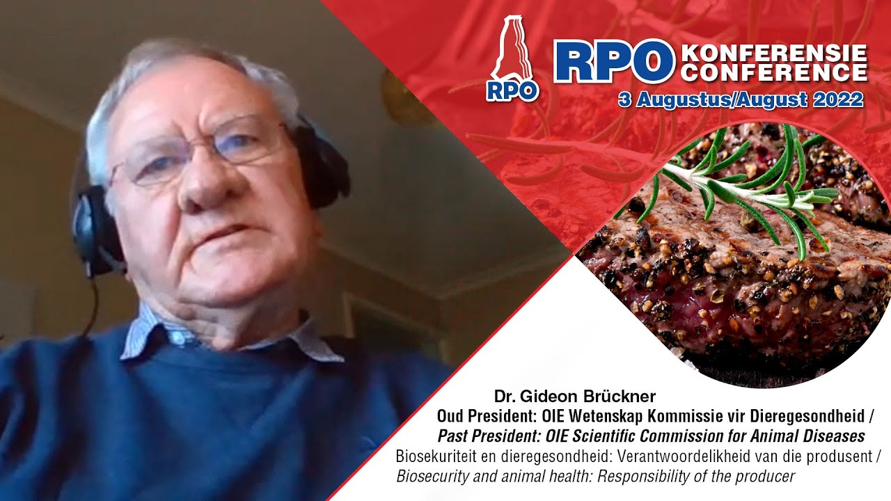 Dr Gideon Br&uuml;ckner - RPO Konferensie/Conference 2022