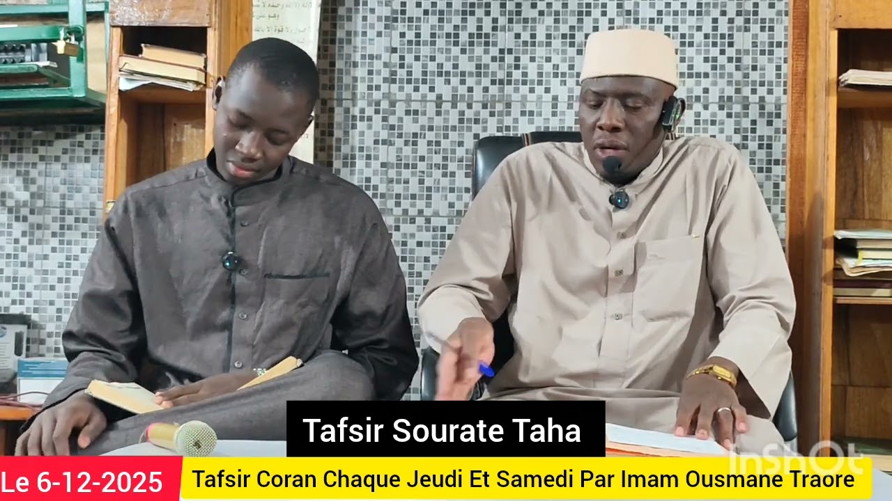 Tafsir Sourate Taha Par Imam Ousmane Traore Mosquée Allahkamaton 