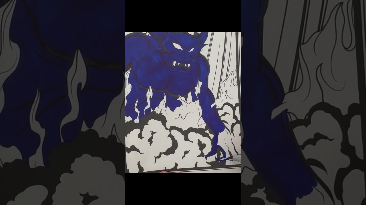 Disney Villian Chernabog in Fire (Fantasia) - 