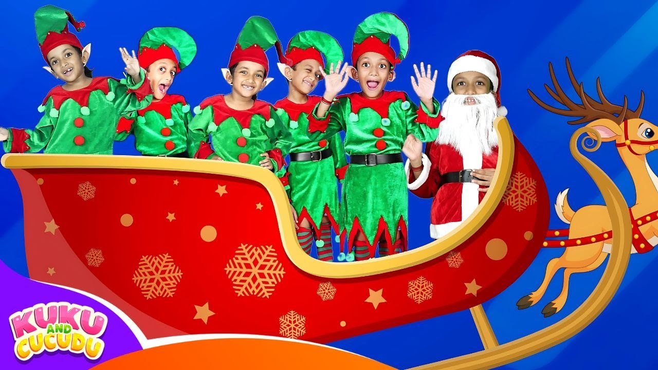 Пять Маленьких Эльфов 🎄 | Весёлая Новогодняя Песня для Детей – Kuku и Cucudu