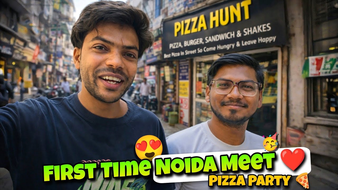 Itne Saal Baad Finally Mama Se Mila 😍 | First Time Noida Meet 😱 | Pizza Party + emotional Moments 🥹