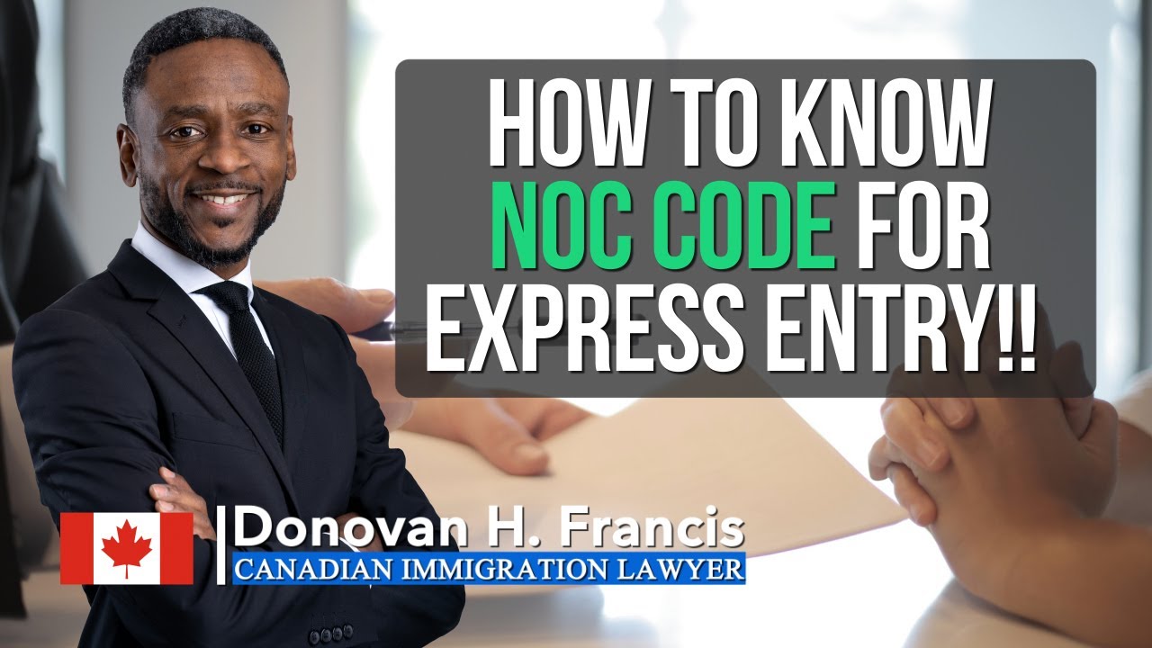 Как узнать код NOC для Express Entry!!