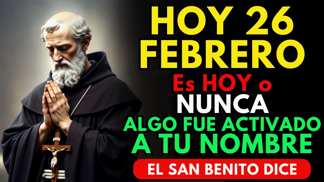 🚨 HOY 14 DE FEBRERO DE 2026, NO ES UN DÍA COMÚN | SAN BENITO ORDENA TU MILAGRO