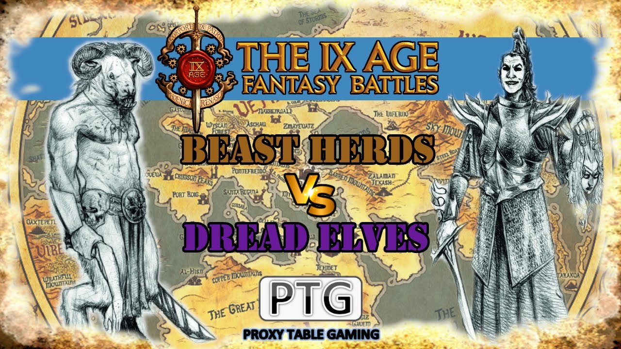 #388 [3.0] Beast Herds vs. Dread Elves | Battle Report | Bloodbath | The 9th Age (T9A)