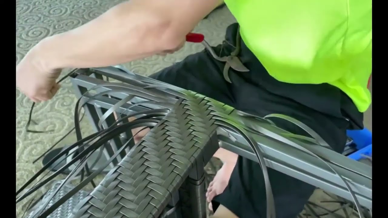 Richlylive | The production of outdoor rattan furniture