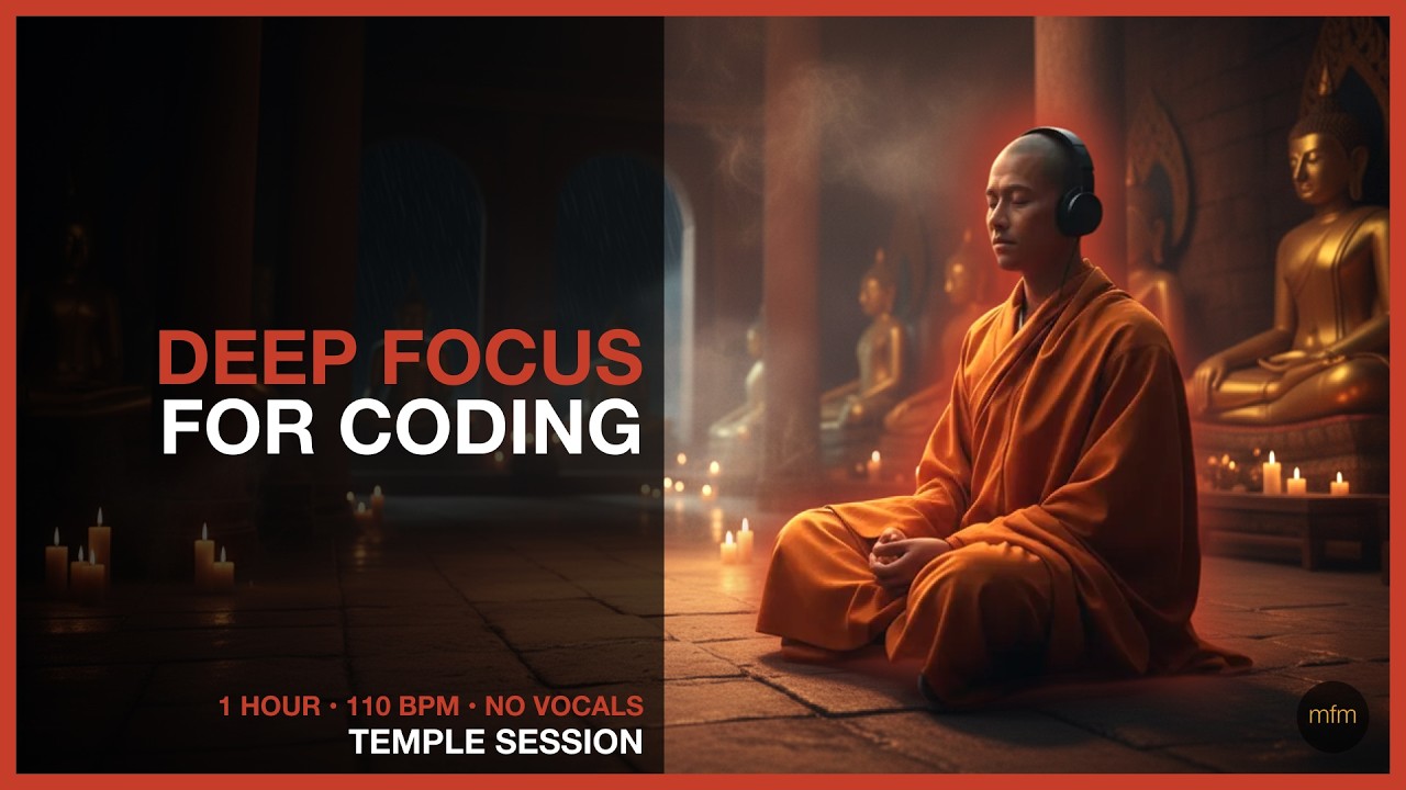 Monk's Temple Meditation | 1-Hour Spiritual Frequencies for Deep Calm & Mindfulness