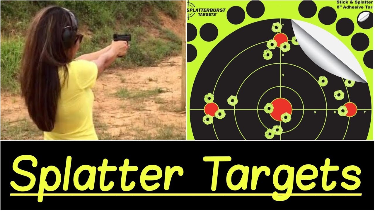 ✅Splatter Target Shooting 🎯| Best Shooting Practice Targets for Any Shooting Range Indoor/Outdoor