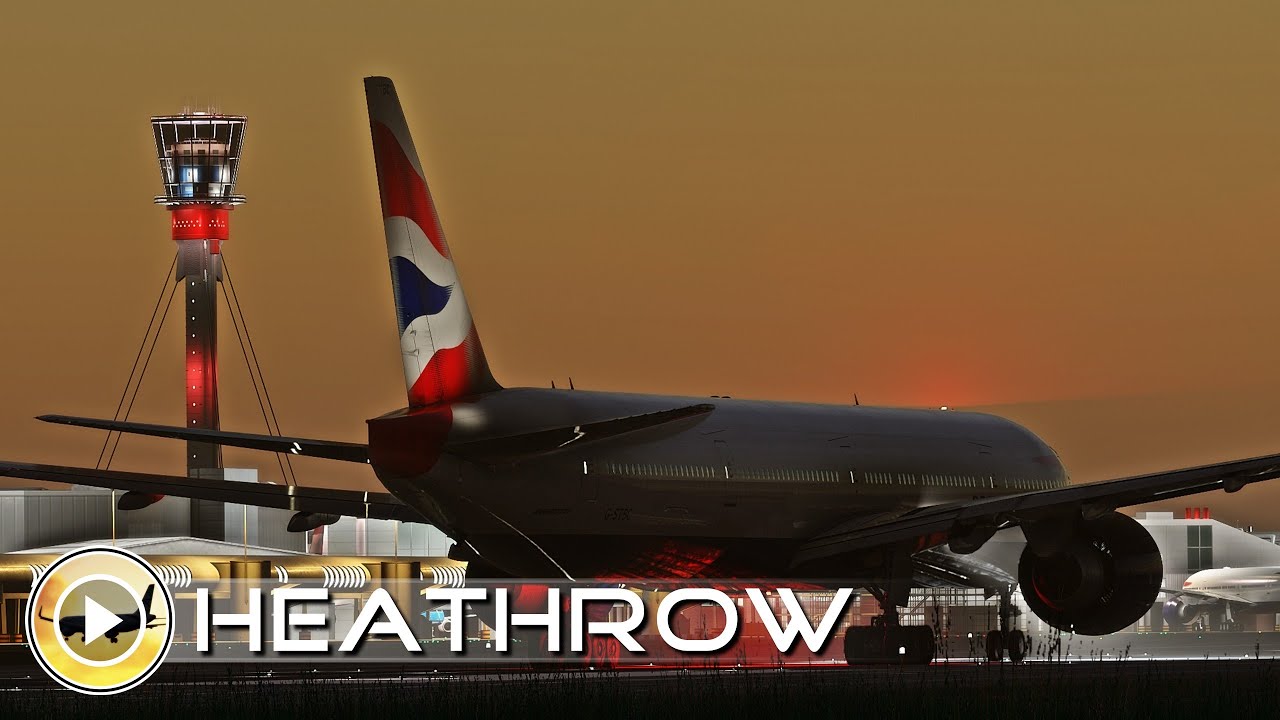 London Heathrow Airport | Flight Simulator Plane Spotting