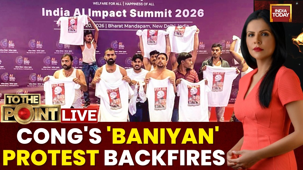 Congress' Shirtless Protest At AI Summit Backfires | INDIA Allies Losing Faith In Congress? | LIVE