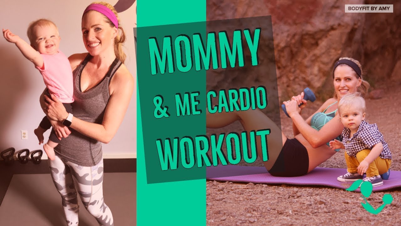 8 Minute Mommy and Me Cardio Workout---Get Moving After Baby