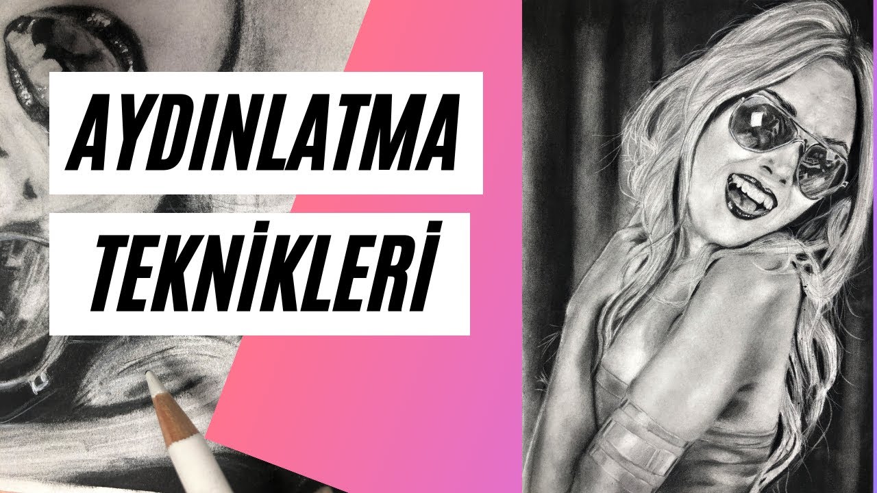 Çizimde AYDINLATMA Teknikleri - Portre Çizimi