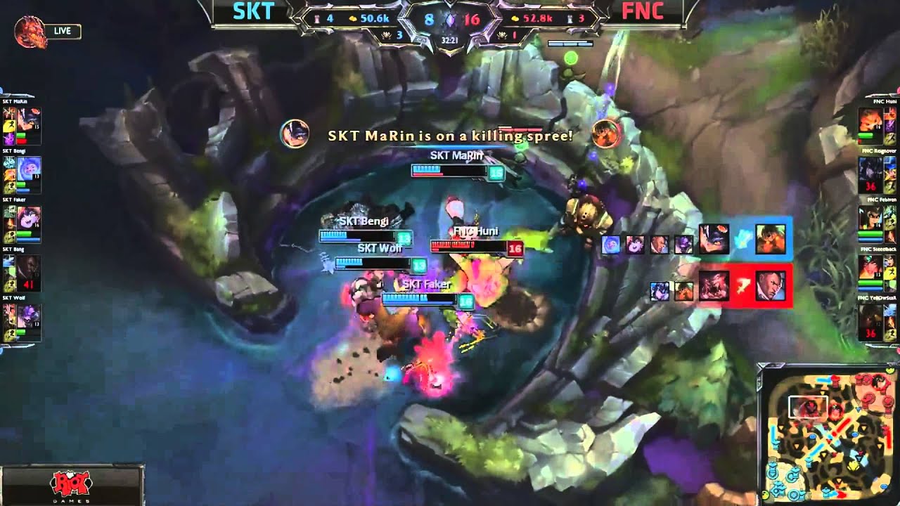 Huni will not die (SKT T1 vs Fnatic - MSI 2015)