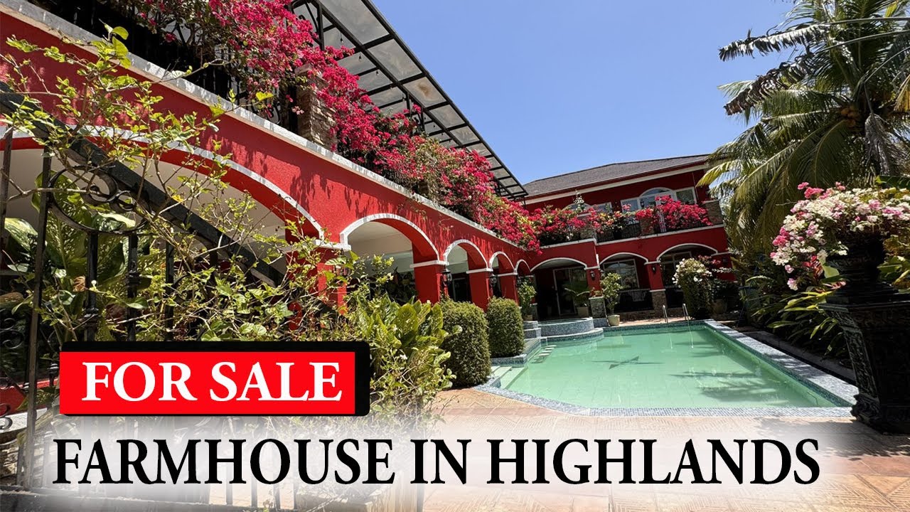 TUSCAN VILLA IN HIGHLANDS | The house, inspired by Tuscan architecture  HOUSE TOUR B23  | FOR SALE