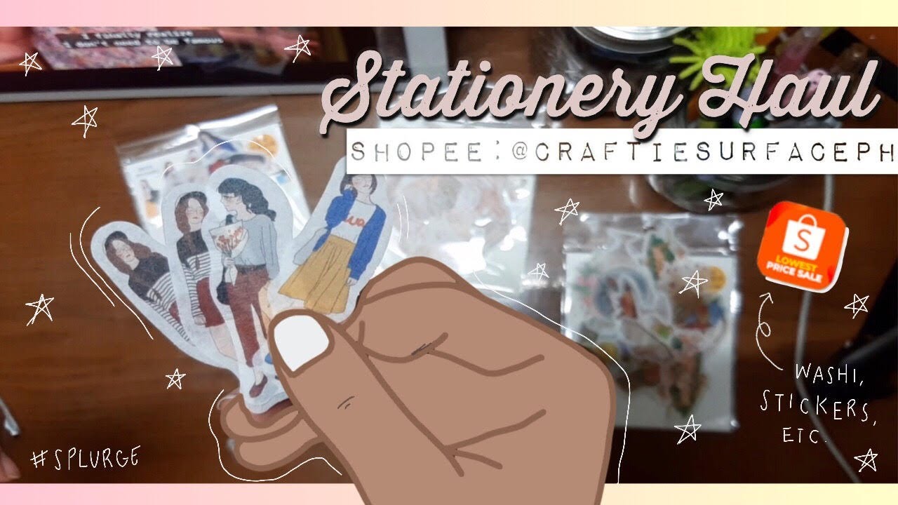 SHOPEE STATIONERY HAUL | NOTHING OVER 200! (Every Hoarders Dream)
