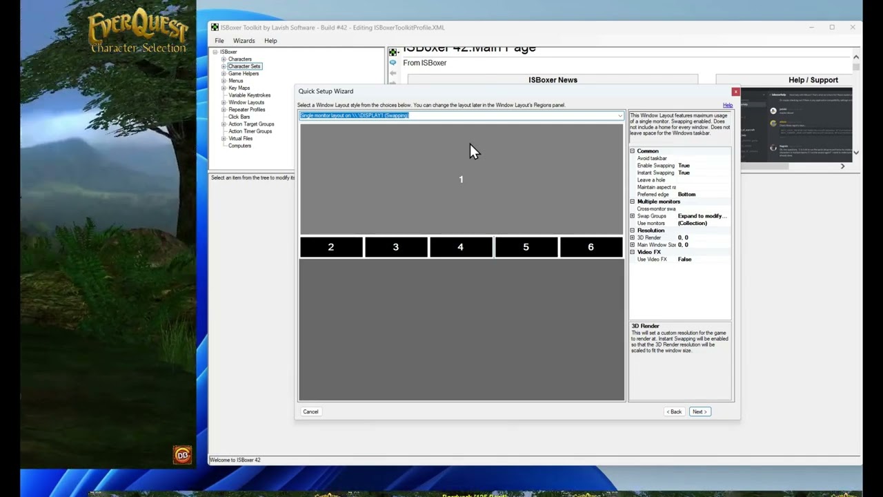 ISBoxer Everquest - innitial setup
