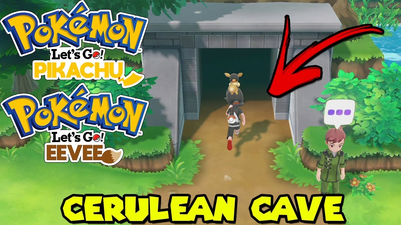 CELUREAN CAVE IN POKEMON LET'S GO PIKACHU AND EEVEE - MEWTWO LOCATION