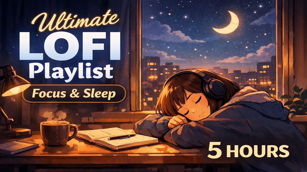 5-Hour LO-FI Playlist for Focused Work and Restful Sleep—Leave This Playing