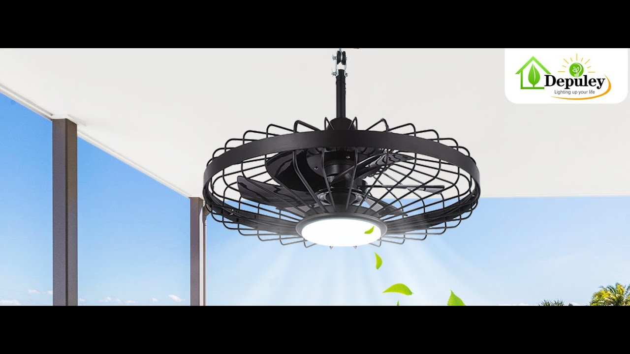 WS-FPZ192 Depuley 20 Inch Outdoor Hanging Waterproof Gazebo Caged Fan Install Guide