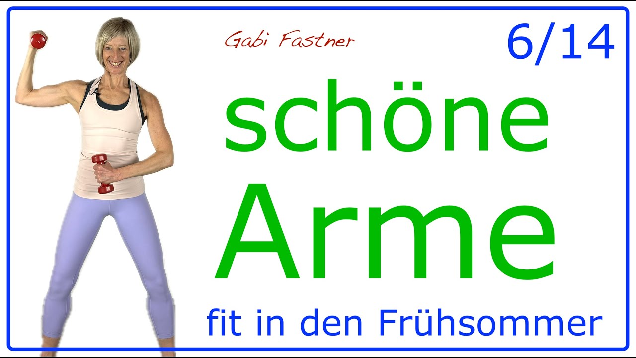 6/14 🍉 26 min. für schöne Arme | Hantel-Workout für runde Schultern und straffe/muskulöse Arme.