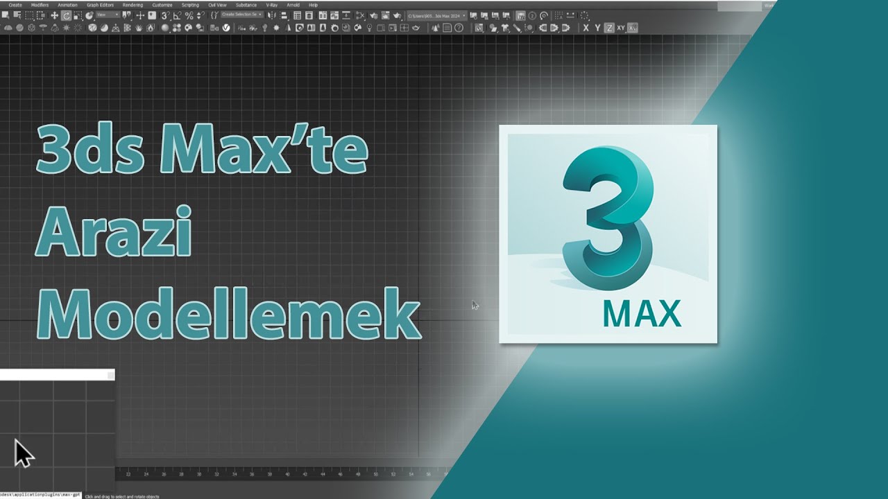 3ds Max ile Gerçekçi Arazi Nasıl Yapılır? Sadece 5 Dakikada!