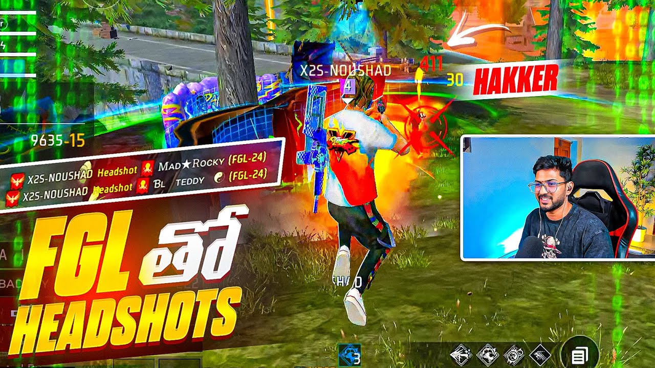 FGL Tho Headshot Ela Raa??? 😨 FGL Hakker In My Game..!! 😭 - Free Fire Telugu - TEAM MBG