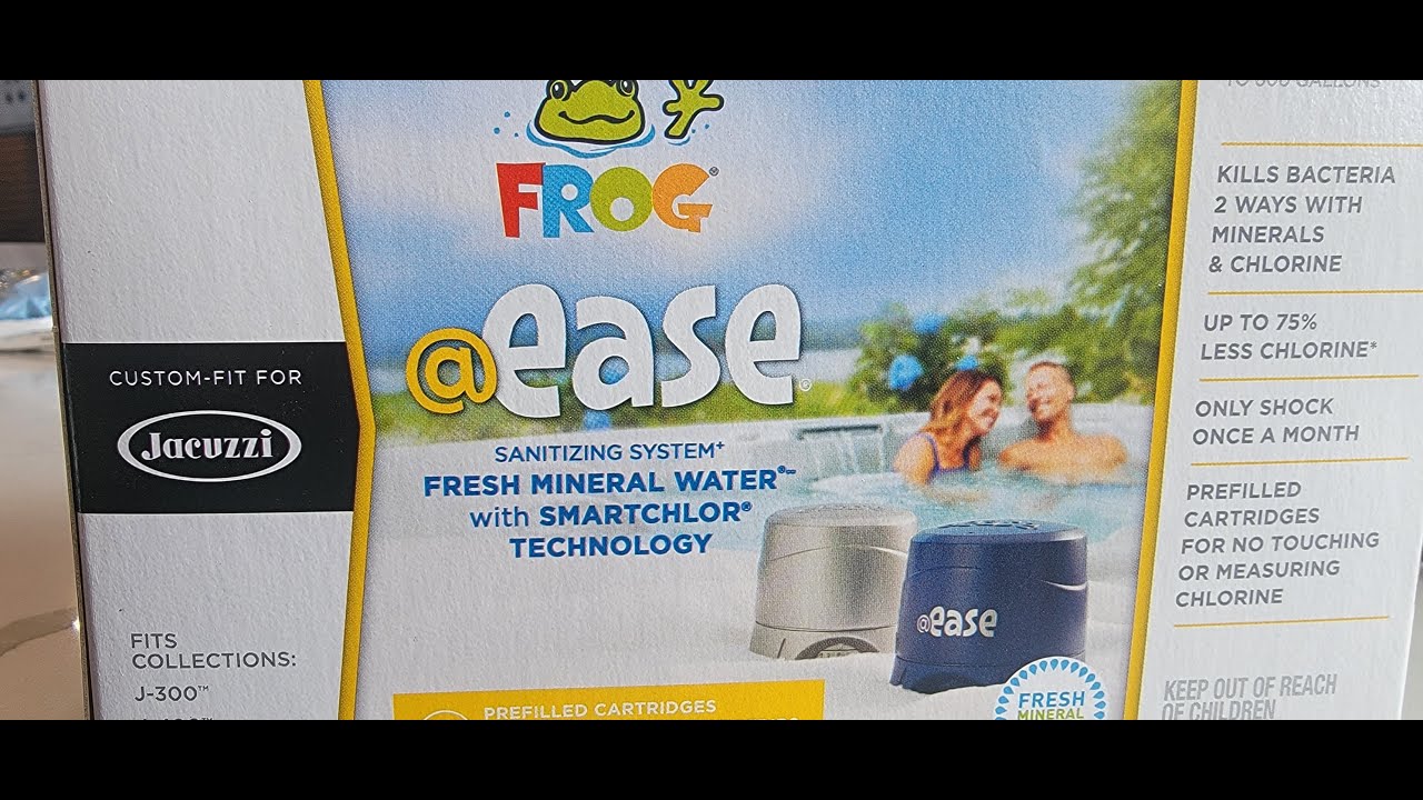 How to use the Frog@ease system in a Jacuzzi Spa