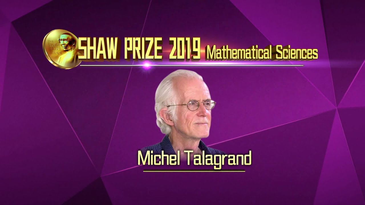 The Shaw Prize in Mathematical Science 2019