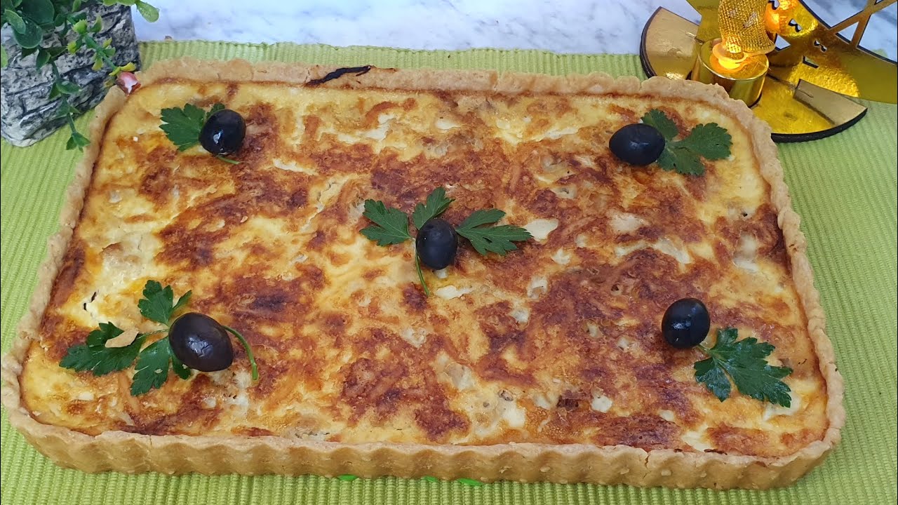 كيش بالطونة 😋من اسهل الوصفات وانجح👌جربوها وردولي لخبر #مملحات رمضان
