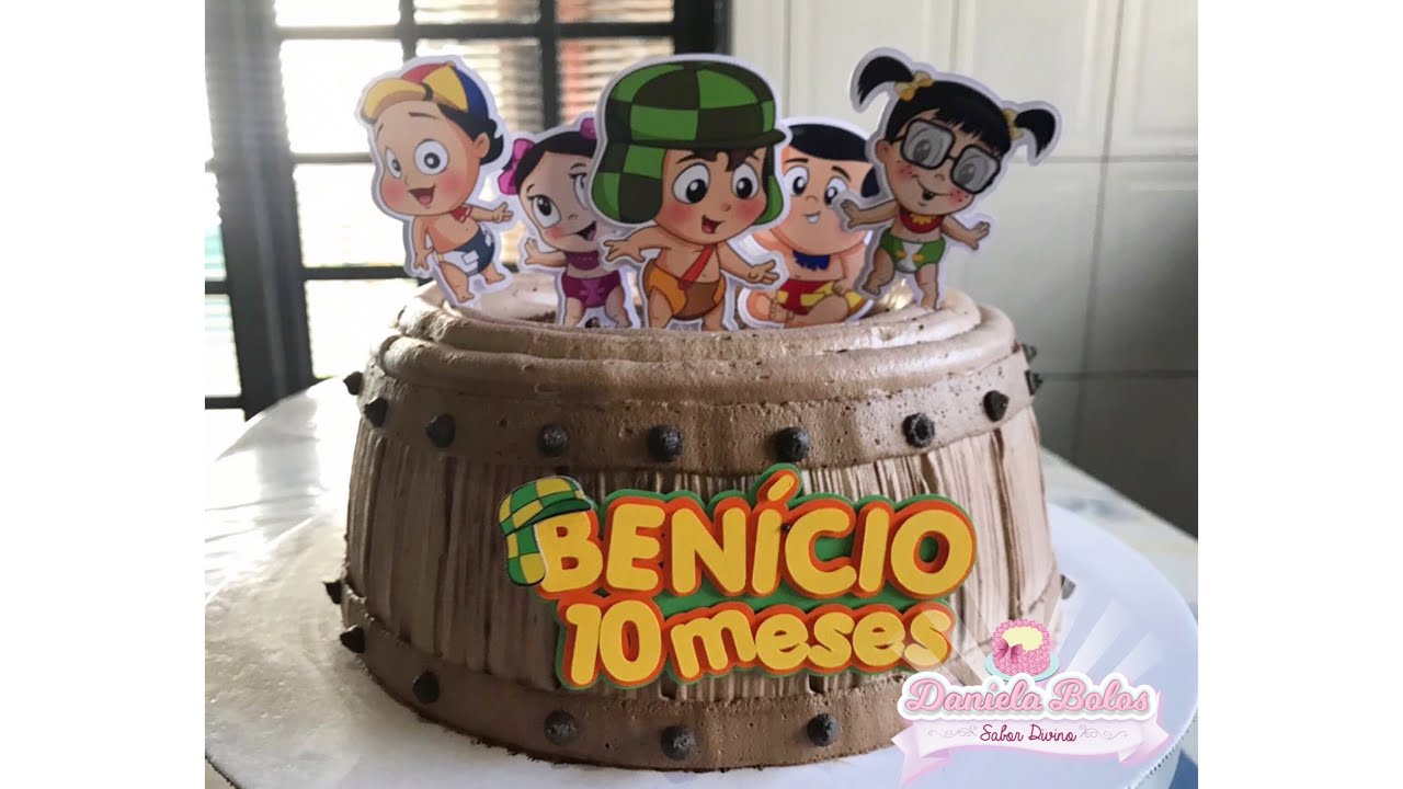 BOLO MÊSVERSÁRIO BARRIL DO CHAVES