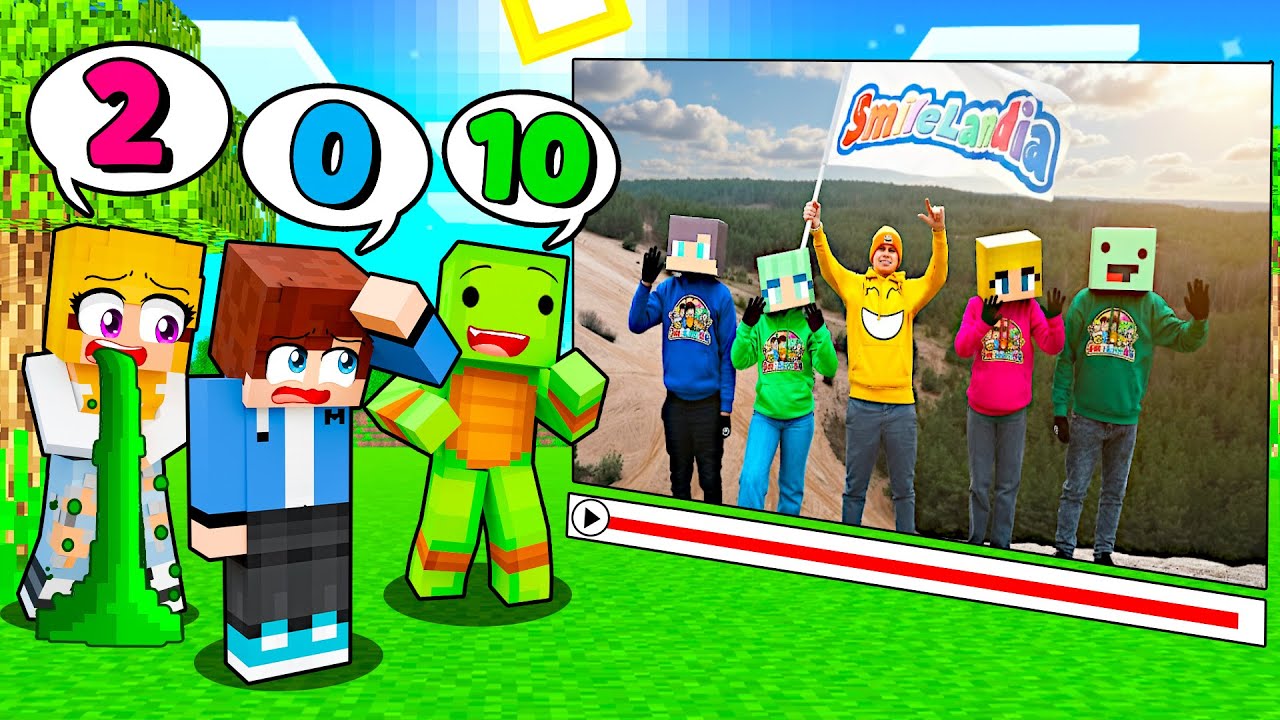 REAKCJA MOICH PRZYJACIÓŁ na PIOSENKĘ 🎵SMILELANDIA🎵 w Minecraft!