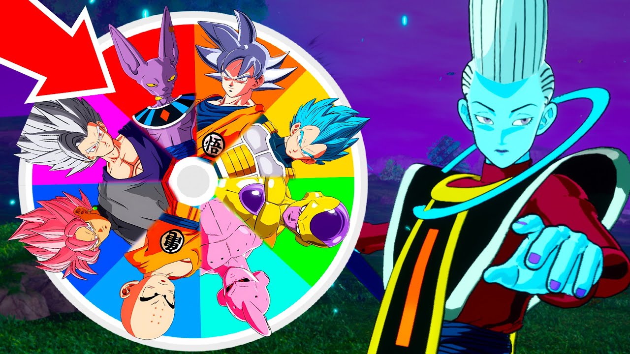 A ROLETA ESCOLHE MEUS PERSONAGENS no DRAGON BALL SPARKING ZERO