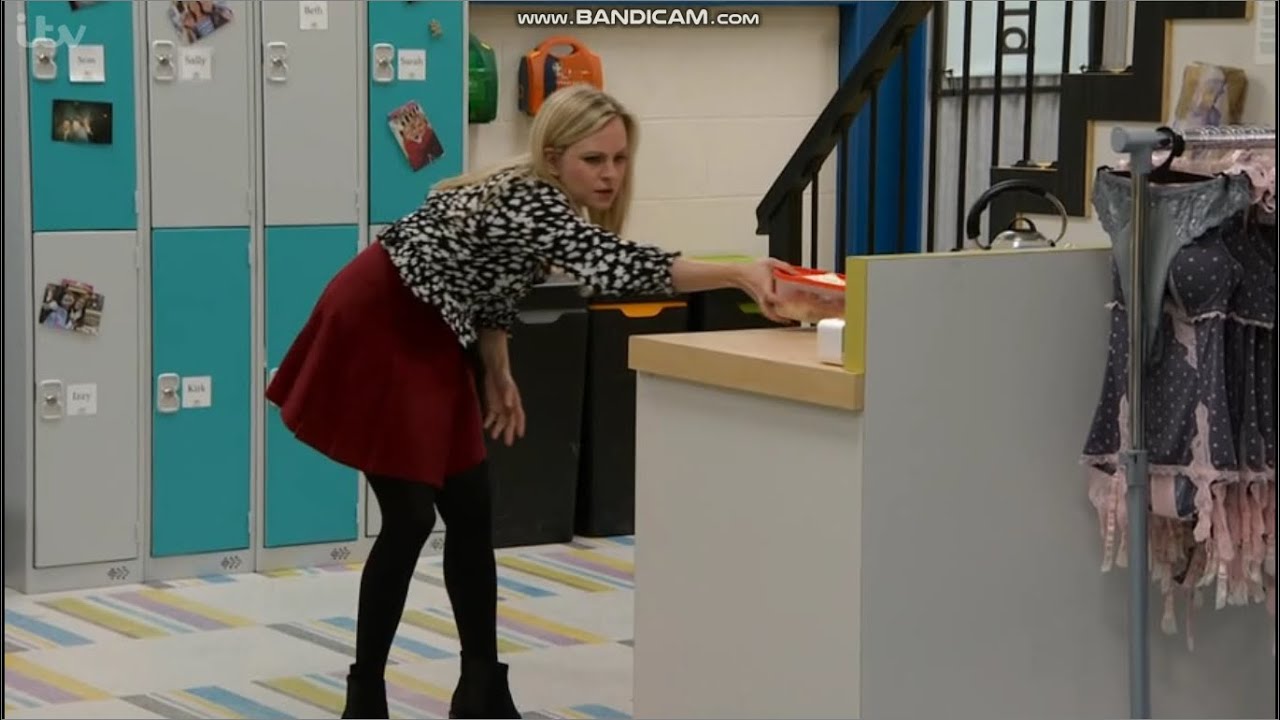 Tina O'Brien (Sarah Barlow) - Black Tights & Ankle Boots - 6/5/22